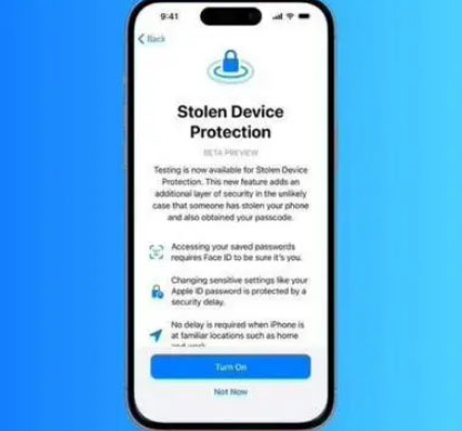 和林格尔苹果授权维修店分享被盗设备保护功能开启方法 