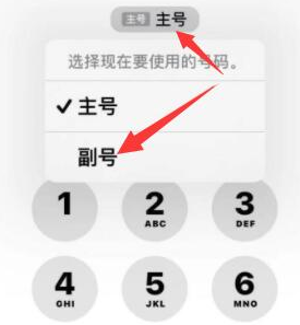 和林格尔苹果14维修店分享iPhone 14 Pro Max使用副卡打电话的方法 