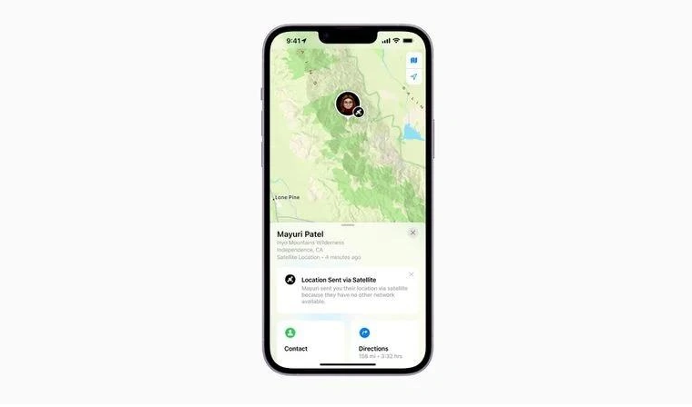 和林格尔苹果14维修分享iPhone14系列中 FindMy功能通过卫星分享位置方法教程 